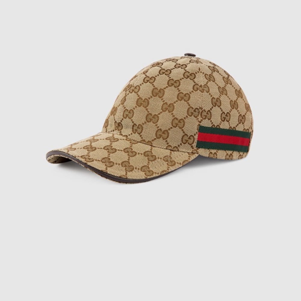 SOLD Authentic Gucci GG Canvas Baseball Hat (Size Large)